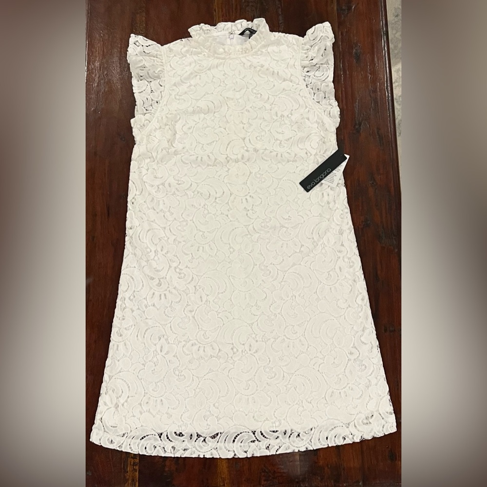 Eva Longiria, White Lace Dress, Size 0